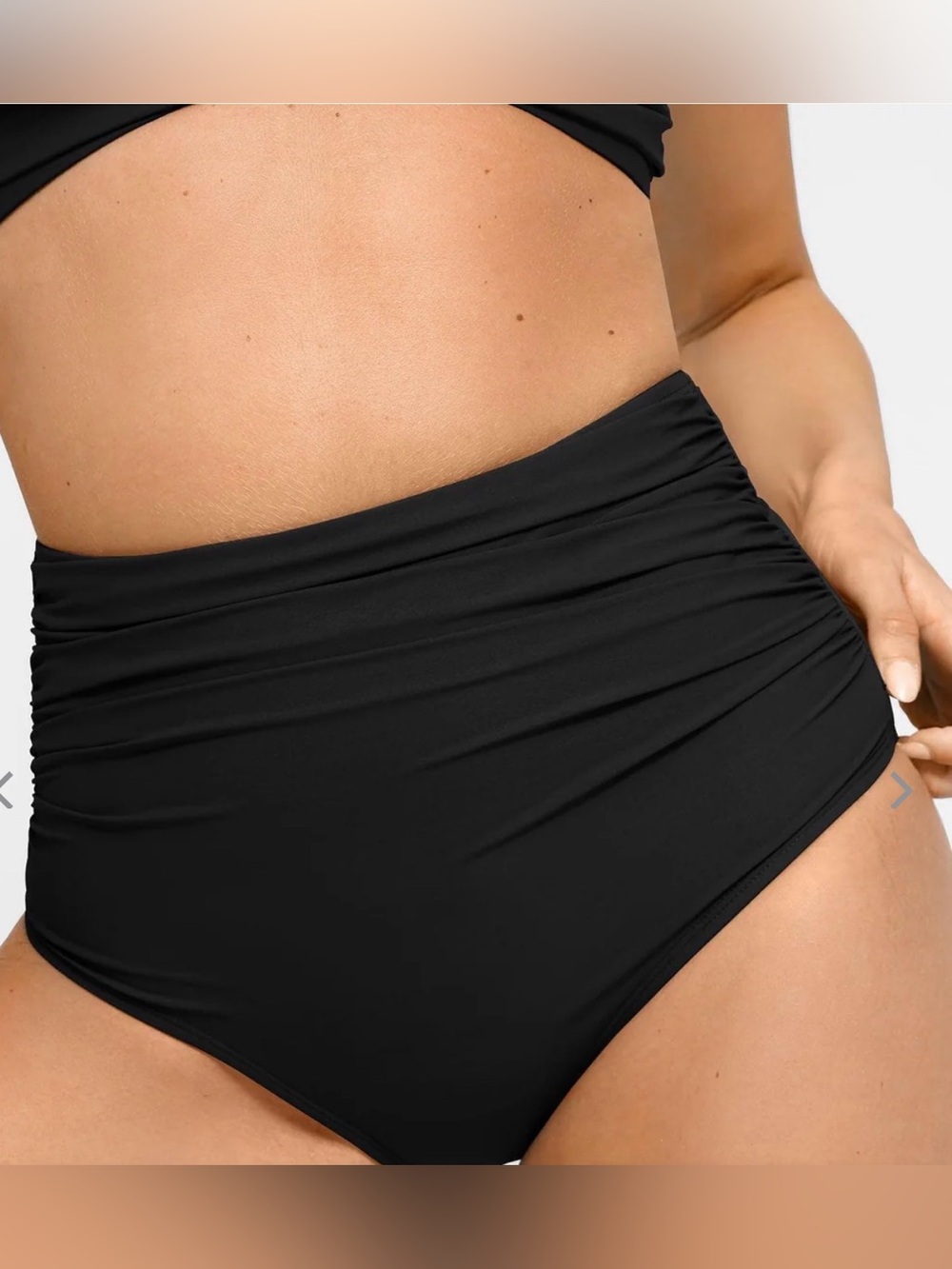 Shapewear Ruched Sculpting Bikini Bottom
